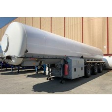 Tank semi-trailer for transportation of gas/BURG